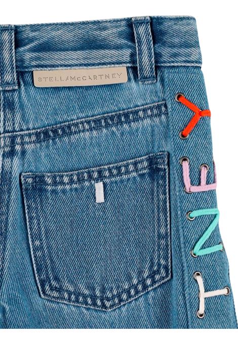 Girls' light blue cotton jeans STELLA MC CARTNEY | TW6E40/MADENIM